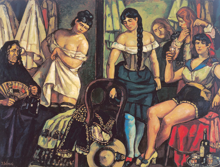 ‘Coristas’ (1927), de José Gutiérrez Solana